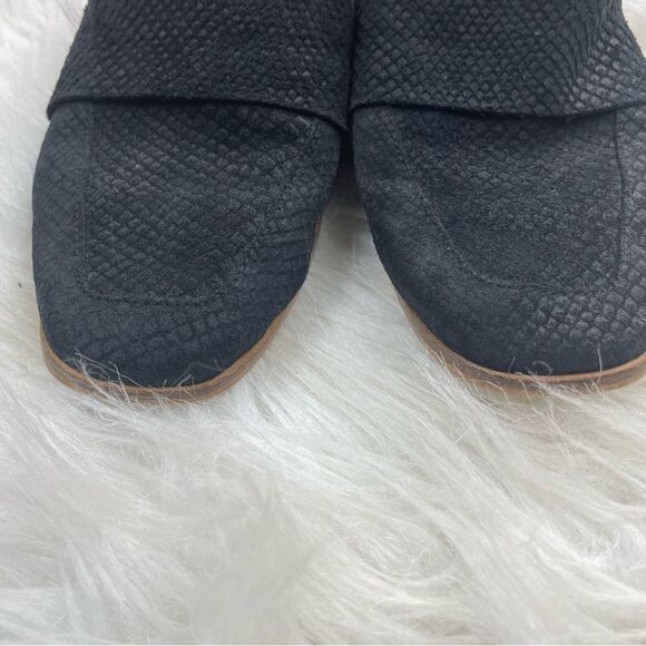 Free People At Ease Snakeskin Print Leather Slide Mules - Picture 4 of 10